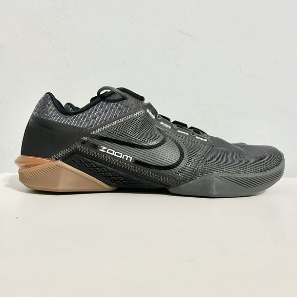 Nike Zoom Metcon Turbo 2 “Iron Grey Black Gum” Mens Size 12.5 Weightlifting Shoe - Picture 2 of 8